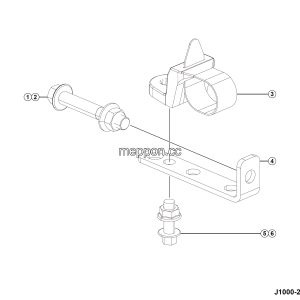 LGMG Mine Truck 2026 - Bracket assy - J1000-2710015256.S1A
