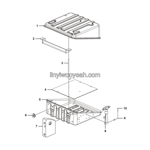 LGMG Off-Highway Dump Truck 2022 - Battery box assy - J1000-4190002270