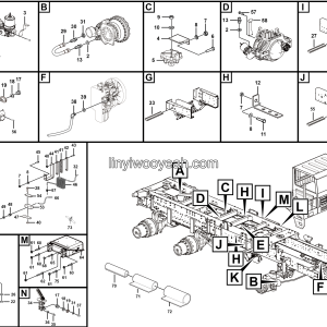LGMG Off-Highway Dump Truck 2022 - Driving brake assy - J1001-2710011598