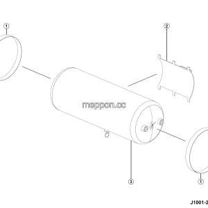 LGMG MTH116 2025 - Asm-gas tube installation assy（30l） - J1001-2710011705.S1A