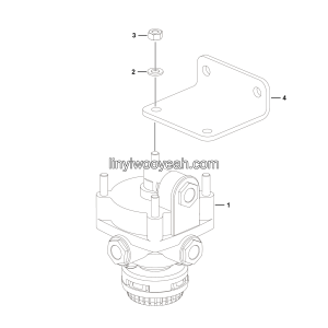 LGMG Off-Highway Dump Truck 2023 - ASM-Relay valve installation assy - J1001-2710011706
