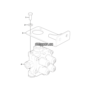 LGMG Off-Highway Dump Truck 2022 - ASM-Four circuit installation assy - J1001-2710011727