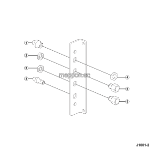 LGMG Off-Highway Dump Truck 2023 - ASM-Front mask sensor mount assy - J1001-2710012064