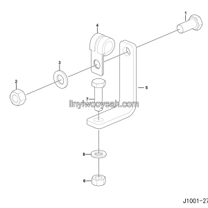 LGMG Off-Highway Dump Truck 2024 - ASM-Bracket installation assy 01 - J1001-2710012066