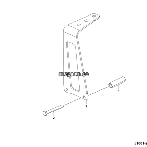 LGMG Off-Highway Dump Truck 2023 - ASM-Tracheal fixing bracket - J1001-2710012127.S1A