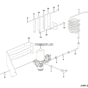 LGMG Off-Highway Dump Truck 2023 - ASM-Dryer assy - J1001-2710012150.S1A