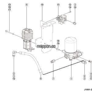 LGMG Off-Highway Dump Truck 2023 - Dryer and condenser assy - J1001-2710012602.S1A