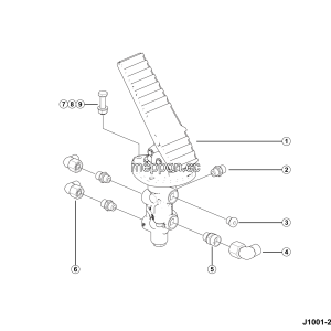 LGMG AT40 2025 - Pedal valve - J1001-2710013296.S1A