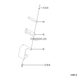 LGMG AT40 2025 - Bracket assy 06 - J1001-2710013313.S1A