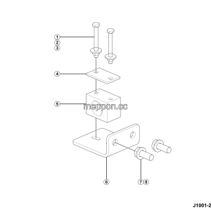 LGMG RTH136 2025 - Air hose bracket assy 01 - J1001-2710014888.S1A