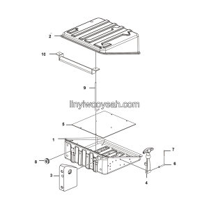 LGMG Off-Highway Dump Truck 2020 - Battery box assy - J1001-4190002270