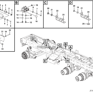 LGMG Mine Truck Mine Truck - Parking brake assembly - J1100-2711010219002