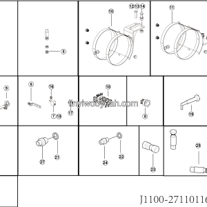 LGMG Off-Highway Dump Truck 2024 - Parking brake assy - J1100-2711011615.S1A