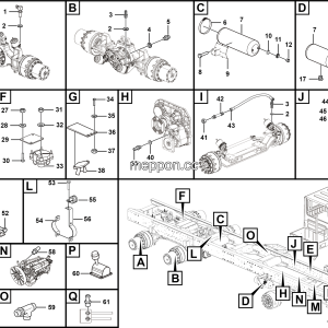 LGMG MT86H Mine Truck - Parking brake assy - J1101-2711010311