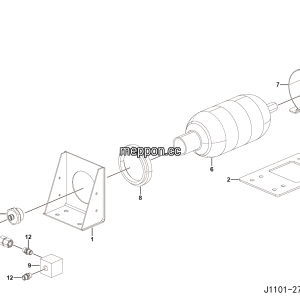 LGMG Off-Highway Dump Truck 2023 - ASM-Parking accumulator assy - J1101-2711010634.S1A