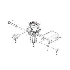 LGMG Off-Highway Dump Truck 2023 - Pressure limiting valve installation assembly - J1101-2711011356.S1A