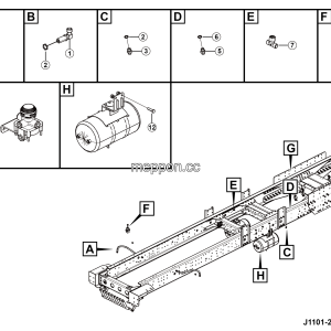LGMG - 2025 - Parking brake assembly - J1101-2711011358.S1A