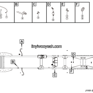 LGMG CMT66A 2025 - Parking brake accessories installation - J1101-2711011503.S1A