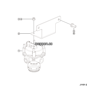LGMG Off-Highway Dump Truck 2024 - Relay valve assy - J1101-2711011538.S1A