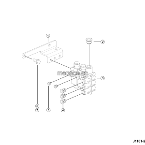 LGMG RTH100 2025 - Two solenoid valves assy - J1101-2711011662.S1A