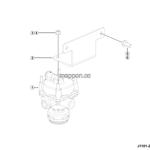 LGMG RTH100 2025 - Relay valve assy - J1101-2711011663.S1A
