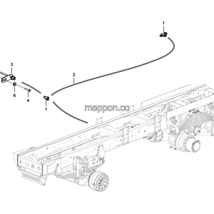 LGMG Off-Highway Dump Truck 2024 - Front axle spray - J3800-2738010322.S1A