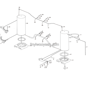 LGMG Off-Highway Dump Truck 2021 - Spray water tank assy - J3801-2738010262