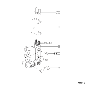 LGMG AT40 2025 - Double solenoid valve assy - J4401-2744010240.S1A