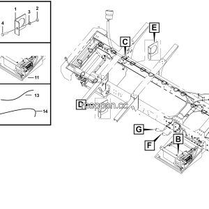 LGMG CMT110 Mine Truck - Electricity assembly - K0200-2720011067