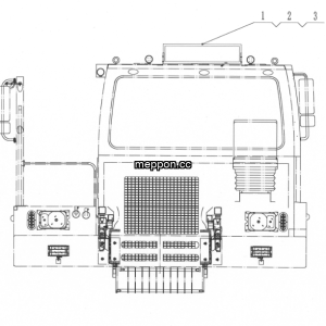 LGMG Off-Highway Dump Truck 2023 - Display panel - K1300-2713013302