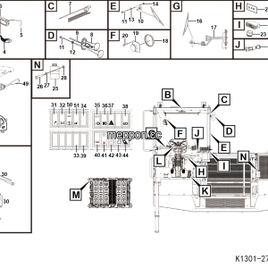 LGMG Off-Highway Dump Truck 2022 - Cab electrical system - K1301-2713013279.S1A