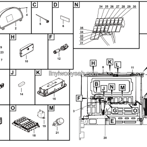 LGMG Off-Highway Dump Truck 2024 - Bridge electrical system - K1301-2713014139.S1A