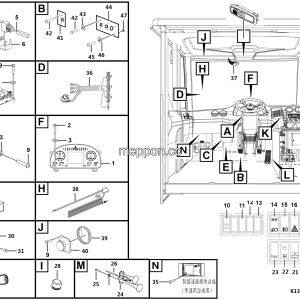 LGMG Off-Highway Dump Truck 2023 - Cab electrical system - K1303-2713012026.S1A