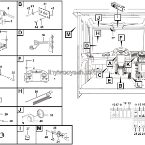 LGMG Off-Highway Dump Truck 2021 - Cab electrical system assy - K1303-2713012026