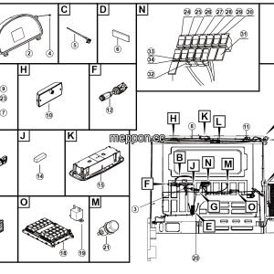 LGMG Off-Highway Dump Truck 2024 - Cab elec sys - K2000-2713014833.S1A