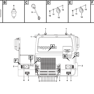 LGMG Off-Highway Dump Truck 2022 - Cab electrical module - K2000-2720010726