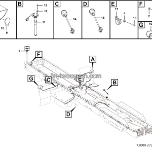 LGMG Mine Truck Mine Truck - Chassis electricity assy - K2000-2720010870