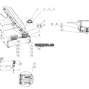 LGMG Off-Highway Dump Truck 2020 - Tail signal module - K2000-2720011204