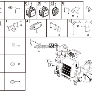 LGMG Off-Highway Dump Truck 2023 - Covering component electrical module - K2000-2720015308