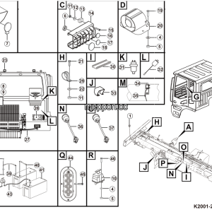 LGMG Off-Highway Dump Truck 2024 - Chassis electric system - K2001-2720010616.S1J