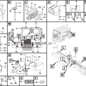 LGMG MT86D Mine Truck - Chassis electric system - K2001-2720010697