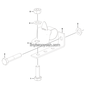 LGMG Off-Highway Dump Truck 2023 - Harness fixed point assy M10*60 - K2001-2720014423