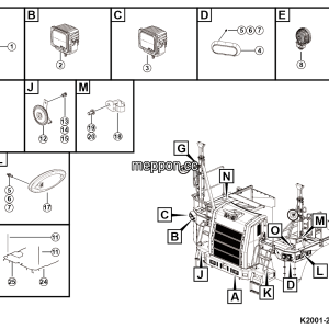 LGMG Off-Highway Dump Truck 2024 - Elec module for coverings - K2001-2720016910.S1A