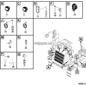 LGMG Off-Highway Dump Truck 2024 - Covering elec module - K2001-2720018002.S1B