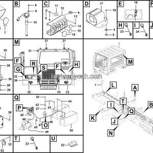 LGMG MT86H Mine Truck - Chassis electric system - K2002-2720010697