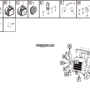 LGMG Off-Highway Dump Truck 2024 - Coverings electrical module - K2002-2720012246.S1A