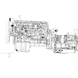 LGMG MT95H Mine Truck - Engine electric system assy - K3400-2734010092