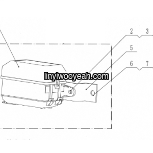 LGMG Off-Highway Dump Truck 2024 - Centralized control box module assy - K3400-2734010488