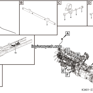 LGMG Off-Highway Dump Truck 2023 - Engine electrical system - K3401-2734010886.S1A