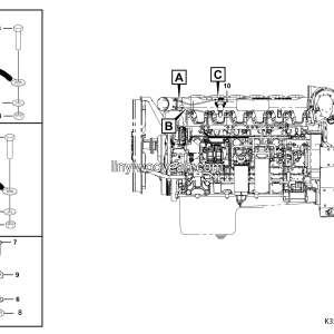 LGMG MT95H Mine Truck - Preheat electrical system assy - K3500-2735010027